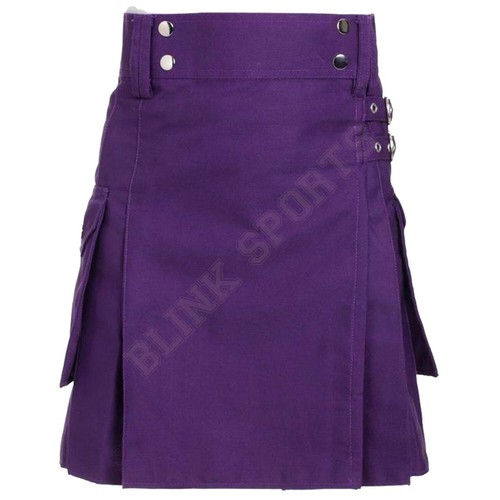 Scottish purple cotton - purple, men's
