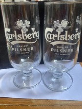 2 x Carlsberg Pint Glass ARC