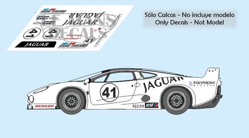 Decals jaguar xj220 gran - decals,