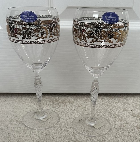 Royal doulton crystal goblet - doulton,