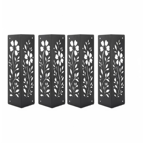 Raised garden bed corner - garden,