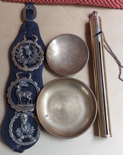 Mixed lot brass scottish - lot, of