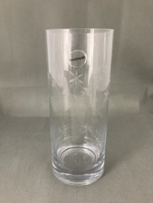 Handmade Etched Glass Vase