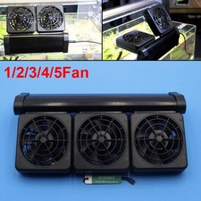 Aquarium Fish Tank Cooling Fans 1-5 Heads Fan Tropical Chillers Water Cooler