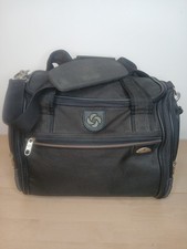 Samsonite Carry On Travel Duffel Bag Expandable Black with Shoulder Strap