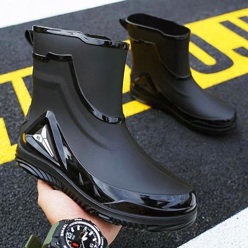 Men short ankle boot wellies - men,