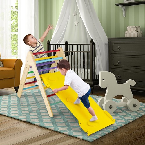 Wooden climbing ladder - ladder, indoor