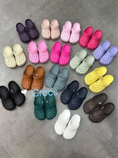 CROCS All kinds of Classic Clogs Men Women Lightweight Sandal Holiday Slipper UK
