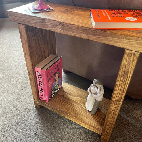 Solid wood end table - wood,