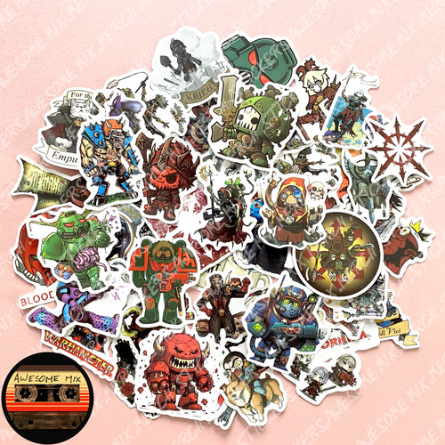 Warhammer game stickers - warhammer,