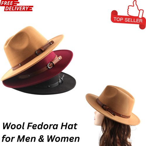 Wool fedora hat for - wool,