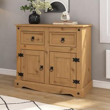 Corona Sideboard 2 Door 2 Drawer Cupboard Mexican Solid Pine