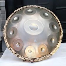 Tetra Handpan Drum D Kurd GOLD 10 Notes 440Hz 22' Stainless Steel Beginners Gift