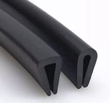 Rubber U Channel Black Edging
