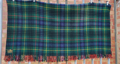 County all wool tartan - all,