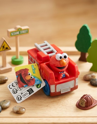 Sesame street elmo fire truck - elmo,
