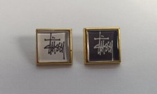 Stussy Logo Clutch Pin Badges