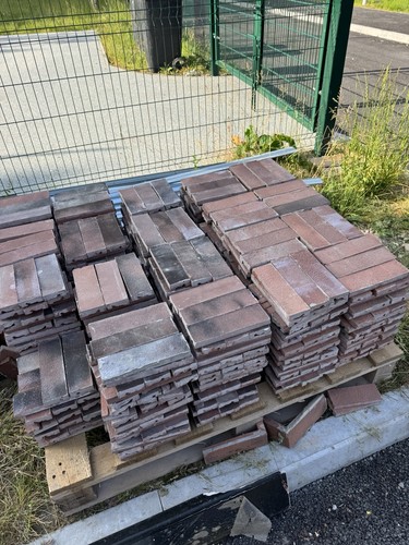 Reclaimed red brick slips - reclaimed,