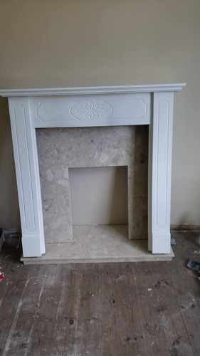 Wooden fire surround and - wooden,