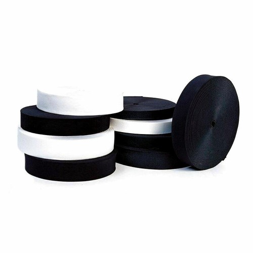 Premium white black flat woven - flat,
