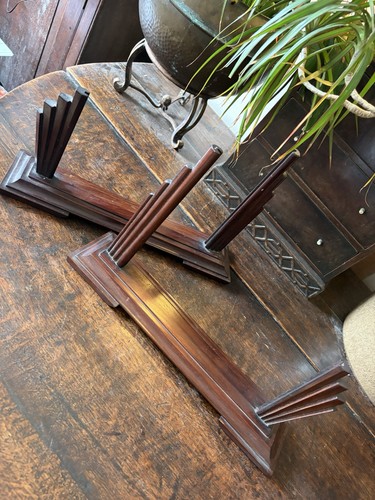 Pair large antique - pair, deco