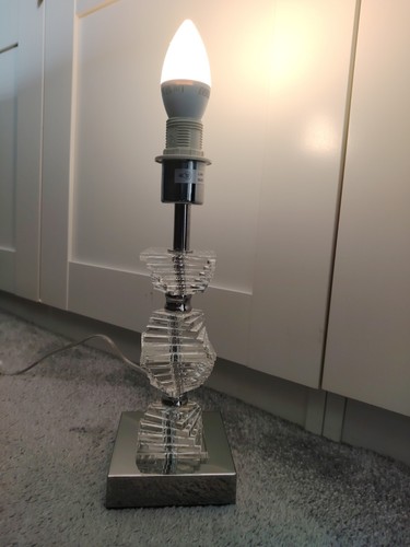 Table bedside lamp chrome - bedside,