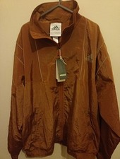 Adidas Originals Eqt Jacket Men's Size L Brown Full Zip RRP £150.00