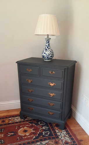 Vintage six drawer - drawer, chest