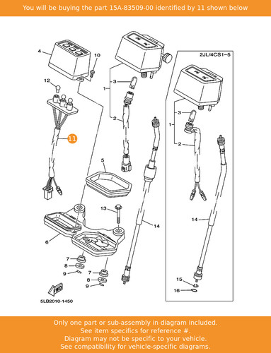 Yamaha socket cord assy - socket,