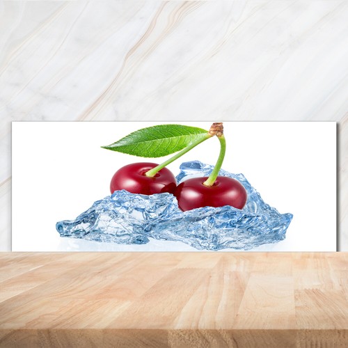 Kitchen glass splashback - glass,