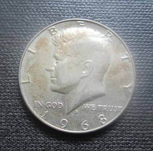 1968 usa kennedy silver - kennedy, half