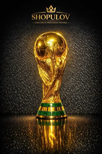 World cup trophy replica - , 21cm