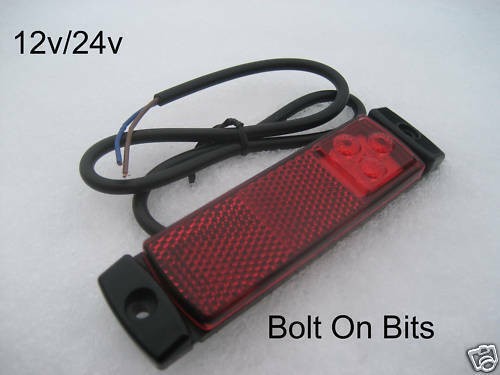 Red led side marker - led,