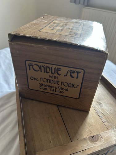 Vintage fondue set - fondue,