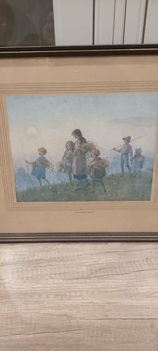 Genuine vintage print - vintage,
