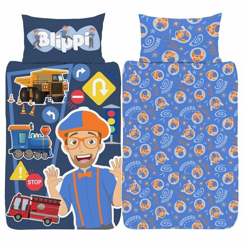 Blippi single duvet cover set - blippi,