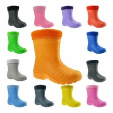 Kids Boys Girls Wellies Wellington Boots Rainy Boots ULTRALIGHT size UK 5-2.5