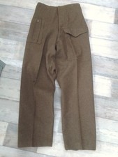 Original Ww2 British Army Bd Battledress Trousers Uniform Serge battle dress