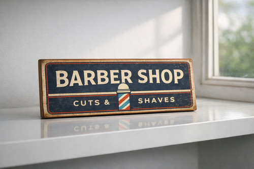 Barbers shop sign - shop,