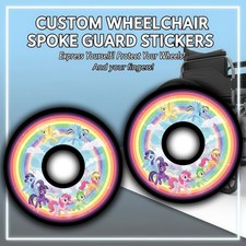 Wheelchair Spoke Guard Sticker