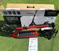 Scooter Mashed Up 200mm Red Adjustable Folding Push Kick Scooter (Free Delivery)