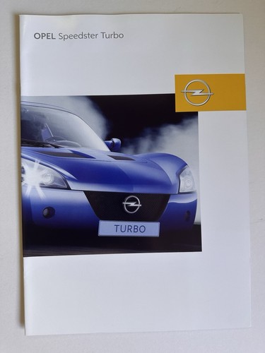 Opel speedster vx220 - speedster, turbo