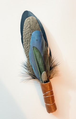 Mini feather smudge fan - mini,