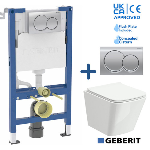 Wall hung toilet - wall,