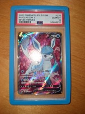 GLACEON V 076/069 - PSA 10 - EEVEE HEROES FULL ART - POKEMON JAPANESE 2021 S6A