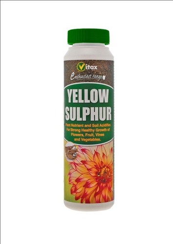 Vitax yellow sulphur 225g - sulphur,