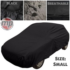 Black Breathable Winter Full Car Cover for a Mini Cooper - Indoors & Outdoors