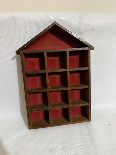 Thimble display case wooden - display,