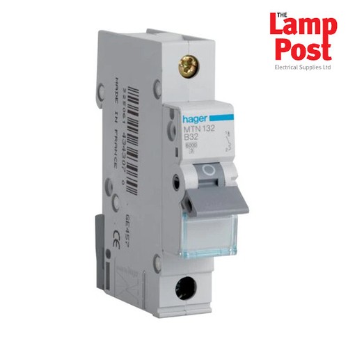Hager mcb mtn132 amp - hager,