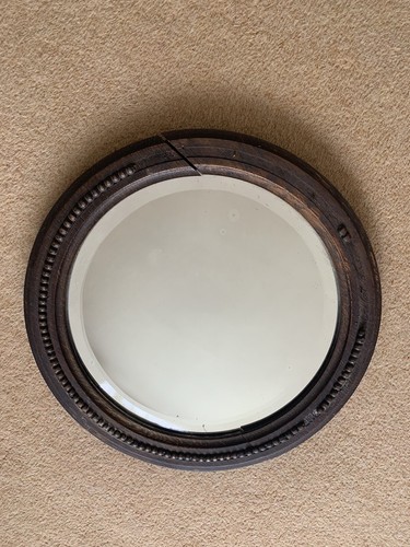 Antique wooden framed - wooden, bevelled